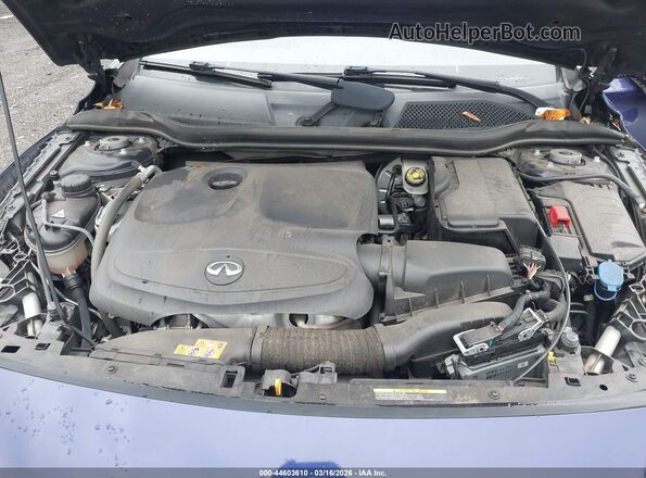 SJKCH5CP5KA010934 2019 INFINITI QX30 Blue Widok z tyłu