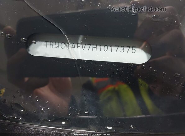 TRUC1AFV7H1017375 2017 AUDI TT Gray 