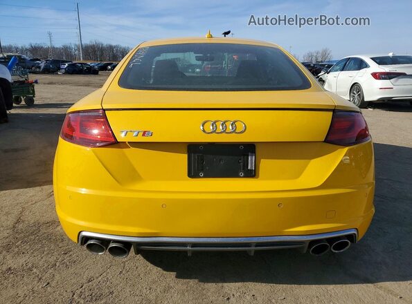 TRUC1AFVXG1011133 2016 AUDI TT Yellow Widok z tyłu