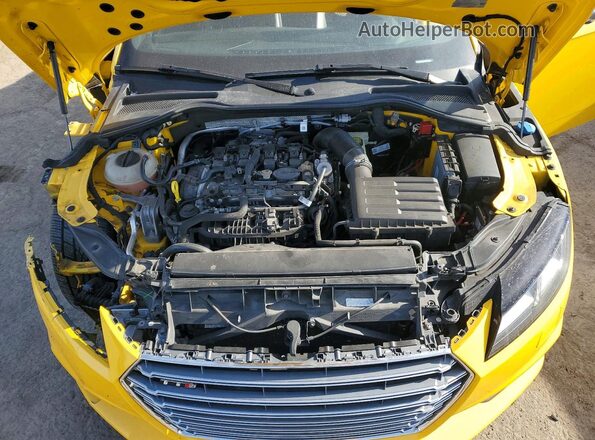 TRUC1AFVXG1011133 2016 AUDI TT Yellow Widok wnętrza z tyłu