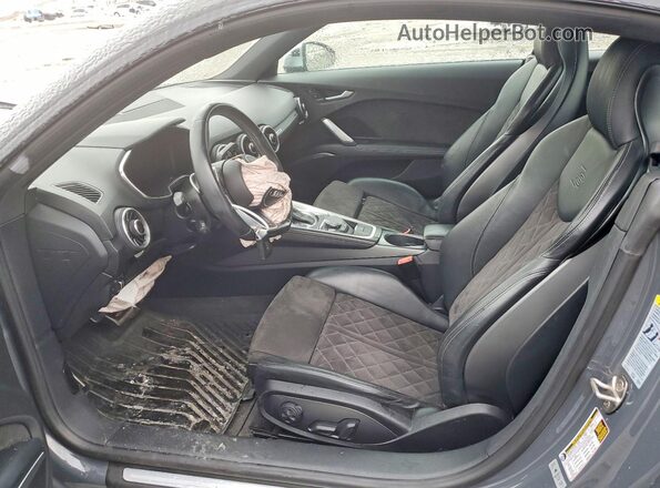 TRUC1AFVXG1029745 2016 AUDI TT Gray Widok wnętrza z przodu