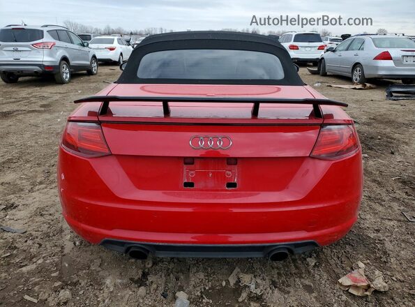 TRUT5CFV0J1006840 2018 AUDI TT Red Rear view