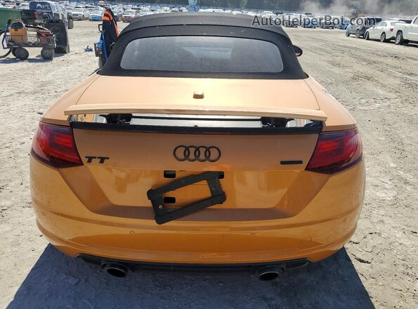 TRUT5CFV5H1001093 2017 AUDI TT Orange Rear seats view