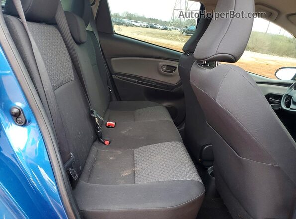 VNKKTUD33GA062984 2016 TOYOTA YARIS Blue Widok tylnych siedzeń