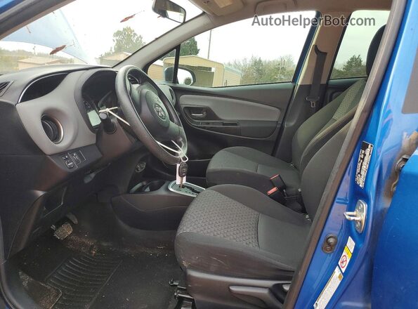 VNKKTUD33GA062984 2016 TOYOTA YARIS Blue Widok wnętrza z przodu