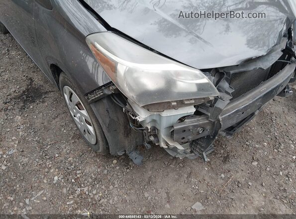 VNKKTUD38GA070157 2016 TOYOTA YARIS Gray Դիմացի տեսք