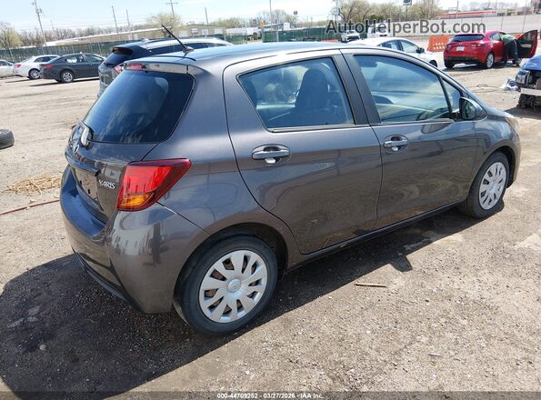 VNKKTUD38HA072704 2017 TOYOTA YARIS Gray Tył prawy