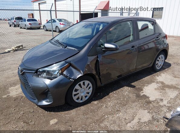 VNKKTUD38HA072704 2017 TOYOTA YARIS Gray Przód lewy