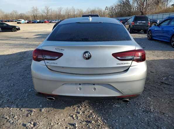 W04GL6SX4J1114740 2018 BUICK REGAL Silver Widok z tyłu