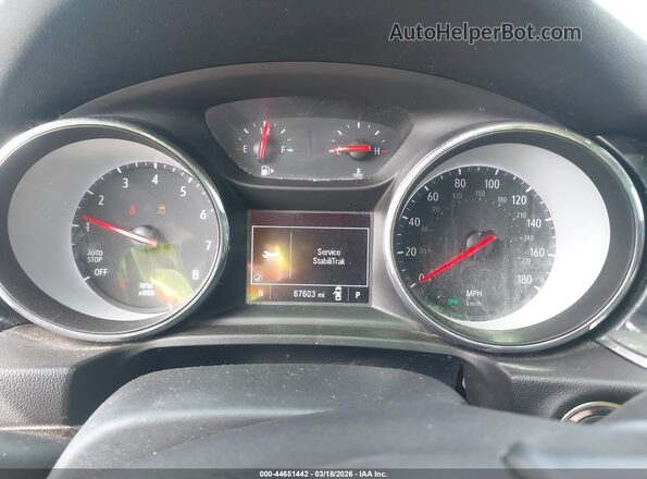 W04GL6SX4K1008502 2019 BUICK REGAL Burgundy Widok tylnych siedzeń