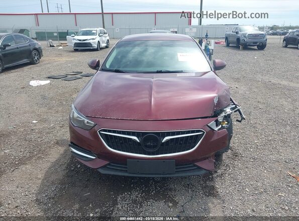 W04GL6SX4K1008502 2019 BUICK REGAL Burgundy Widok zestawu wskaźników