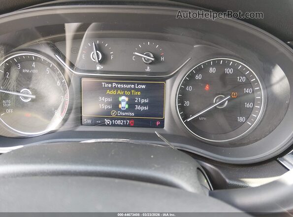 W04GL6SX5K1003356 2019 BUICK REGAL Белый Вид задних сидений
