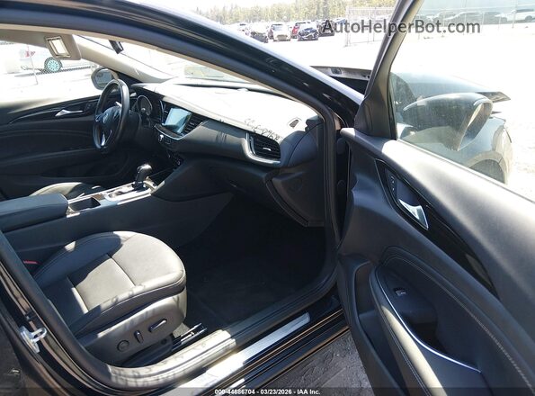 W04GP6SX9J1091640 2018 BUICK REGAL Black Widok wnętrza z przodu