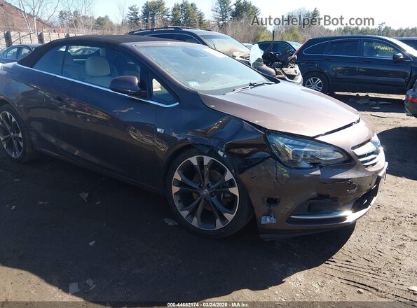W04WH3N55HG003658 2017 BUICK CASCADA Brown Front view