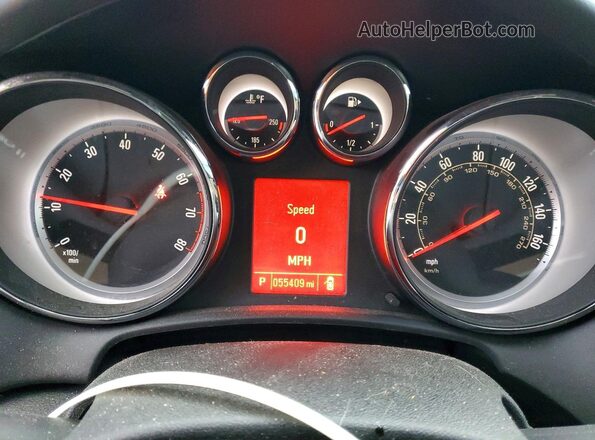 W04WH3N58HG167468 2017 BUICK CASCADA White Instrument cluster view