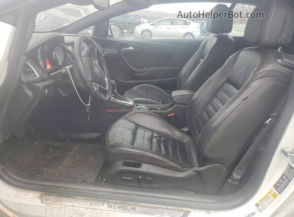 W04WH3N59HG117002 2017 BUICK CASCADA White Widok wnętrza z przodu