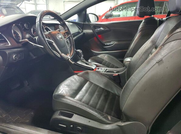 W04WT3N54GG126252 2016 BUICK CASCADA Black წინა სალონის ხედი