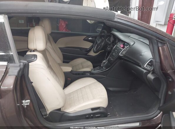 W04WT3N58GG067870 2016 BUICK CASCADA Коричневый Вид салона спереди