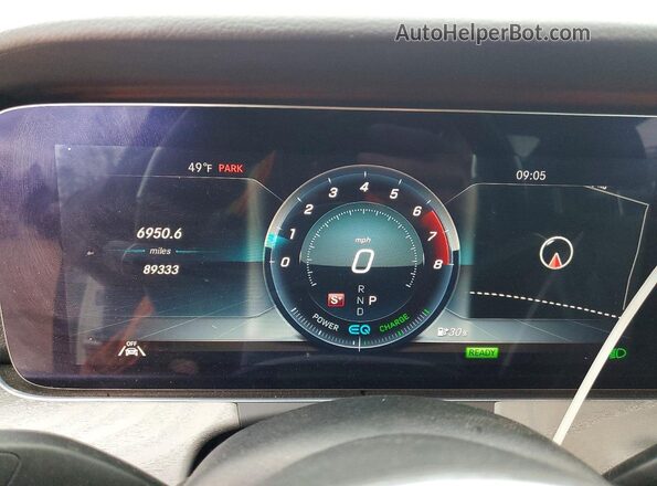 W1K2J5JB6LA072201 2020 MERCEDES-BENZ CLS-CLASS White Սարքավորումների վահանակի տեսք