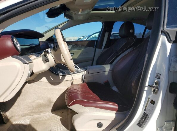 W1K2J5JB6MA085919 2021 MERCEDES-BENZ CLS-CLASS White Widok wnętrza z przodu