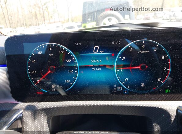 W1K3G4EB0NJ351587 2022 MERCEDES-BENZ A 220 Black უკანა სავარძლების ხედი
