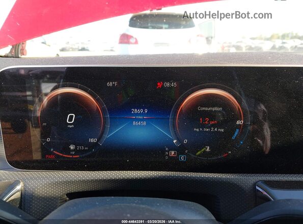W1K3G4EB1LW045983 2020 MERCEDES-BENZ A 220 Red 