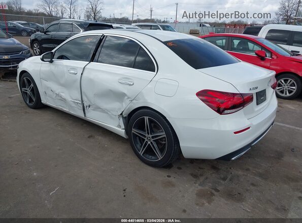 W1K3G4EB2NJ337772 2022 MERCEDES-BENZ A 220 White Հետևի ձախ