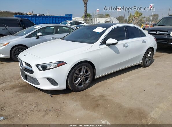 W1K3G4EB4LJ201575 2020 MERCEDES-BENZ A 220 White წინა მარცხენა ხედი სამი მეოთხედიდან