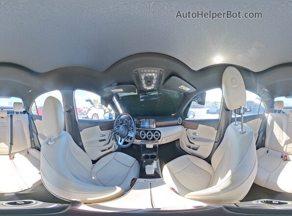 W1K3G4EB4NJ365394 2022 MERCEDES-BENZ A White Widok naklejki z numerem VIN
