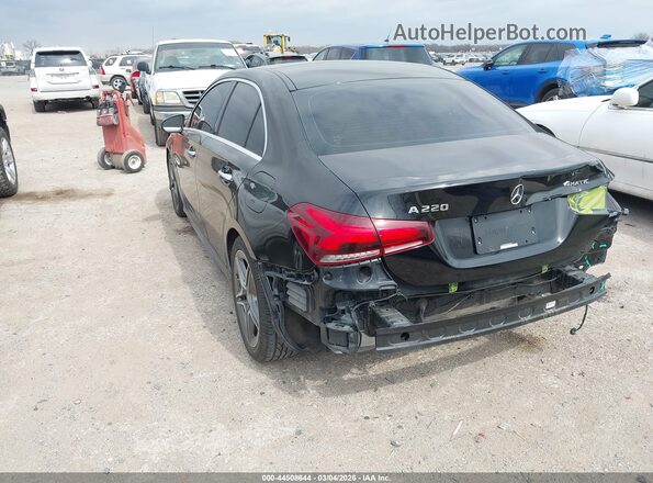W1K3G4FB2LW046980 2020 MERCEDES-BENZ A 220 Black Հետևի ձախ
