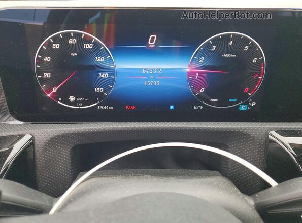 W1K5J4HB1RN473329 2024 MERCEDES-BENZ CLA-CLASS Black Widok zestawu wskaźników