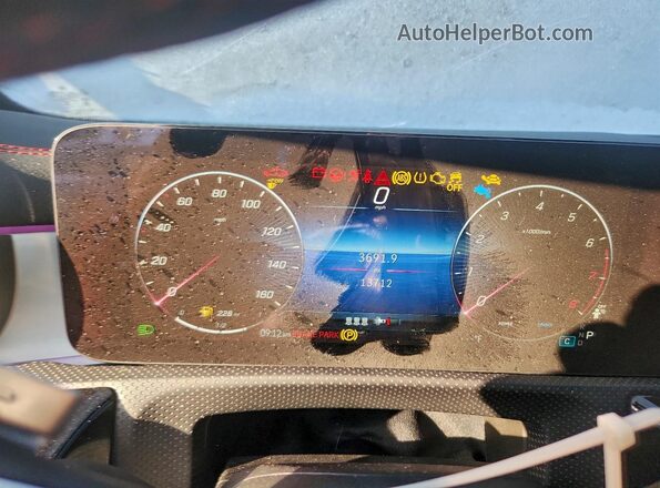 W1K5J4HB5RN453813 2024 MERCEDES-BENZ CLA-CLASS Gray Սարքավորումների վահանակի տեսք