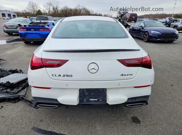 W1K5J4HBXRN452124 2024 MERCEDES-BENZ CLA-CLASS White უკანა ხედი