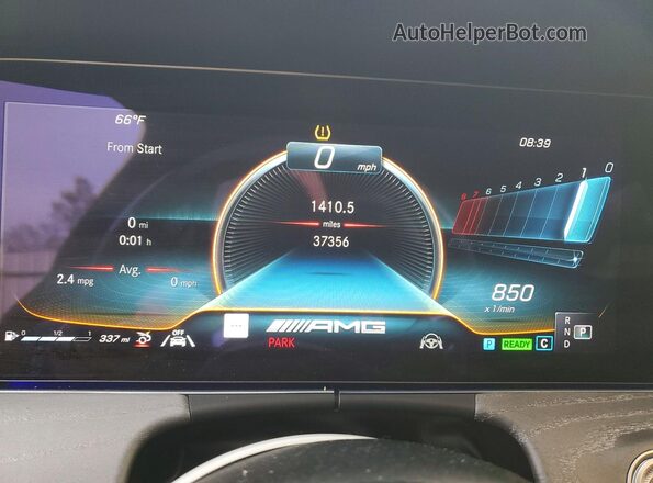 W1K7X5KB3NA045933 2022 MERCEDES-BENZ AMG Black Սարքավորումների վահանակի տեսք