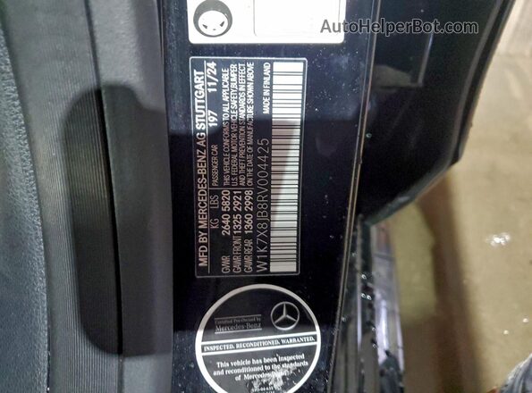 W1K7X8JB8RV004425 2024 MERCEDES-BENZ AMG Black Շարժիչի բաժամունքի տեսք