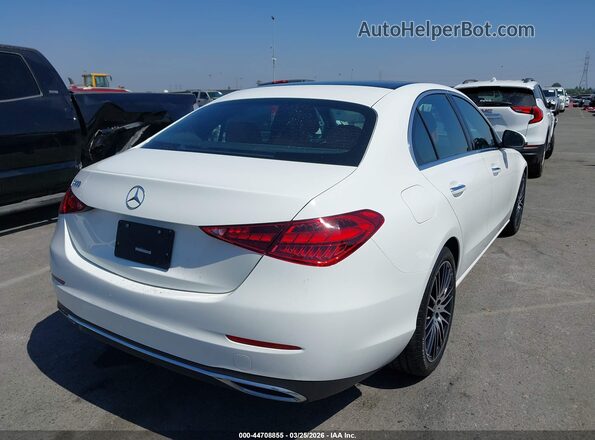 W1KAF4GB2PR101439 2023 MERCEDES-BENZ C-CLASS Белый Задняя правая четверть