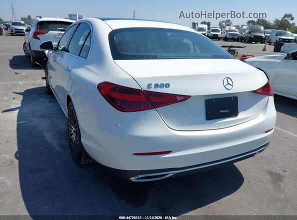 W1KAF4GB2PR101439 2023 MERCEDES-BENZ C-CLASS Белый Задняя левая четверть