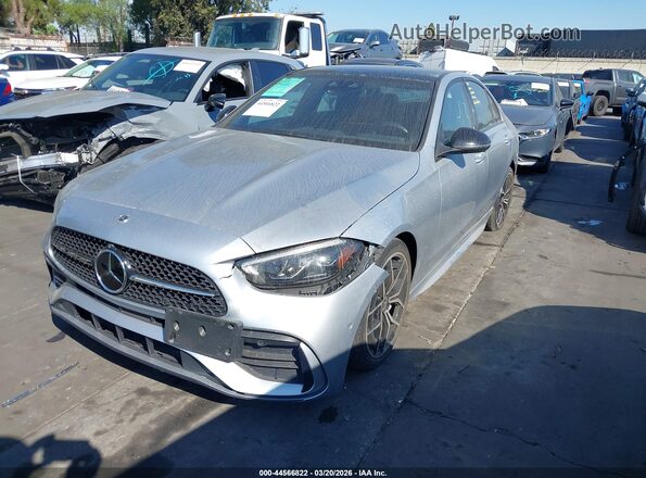 W1KAF4GB7PR100934 2023 MERCEDES-BENZ C-CLASS Серый Передняя левая четверть