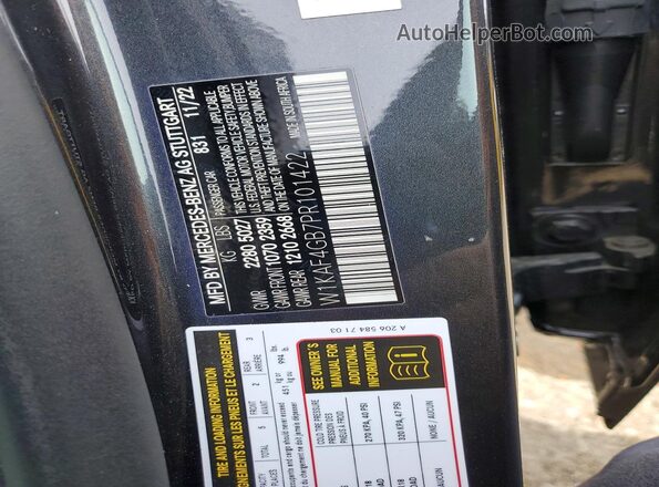 W1KAF4GB7PR101422 2023 MERCEDES-BENZ C Черный 
