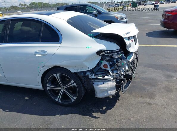 W1KAF4GB8PR089670 2023 MERCEDES-BENZ C-CLASS White Դիմացի տեսք