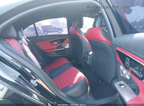 W1KAF4GB8PR133375 2023 MERCEDES-BENZ C-CLASS Black VIN კოდის სტიკერის ხედი