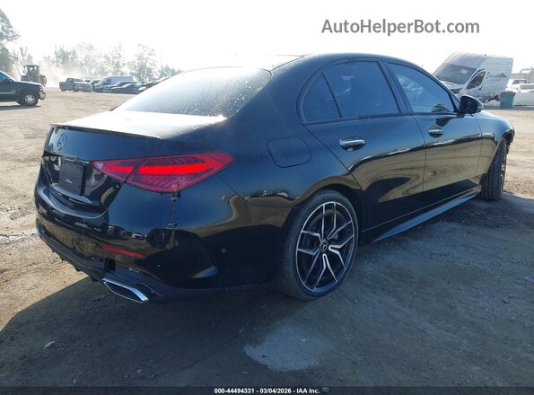 W1KAF4GB8PR133375 2023 MERCEDES-BENZ C-CLASS Black უკანა მარჯვენა