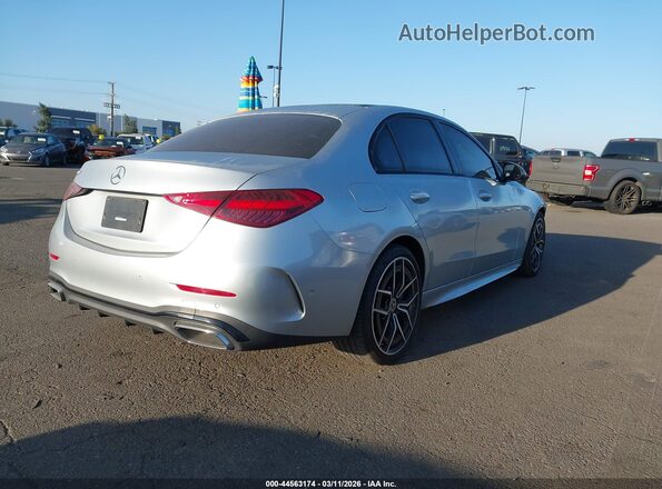 W1KAF4GBXPR071493 2023 MERCEDES-BENZ C-CLASS Silver Հետևի աջ