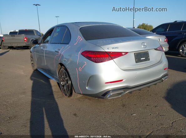 W1KAF4GBXPR071493 2023 MERCEDES-BENZ C-CLASS Silver Հետևի ձախ