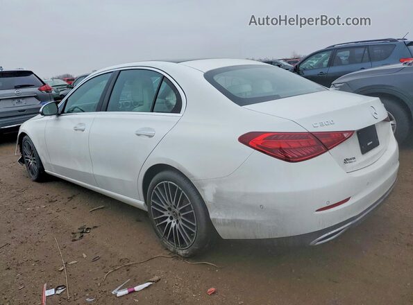 W1KAF4HB0NR042502 2022 MERCEDES-BENZ C White Задня ліва чверть