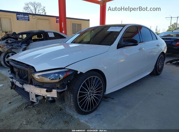 W1KAF4HB0PR086390 2023 MERCEDES-BENZ C-CLASS White Առջևի ձախ երեք քառորդ տեսարան