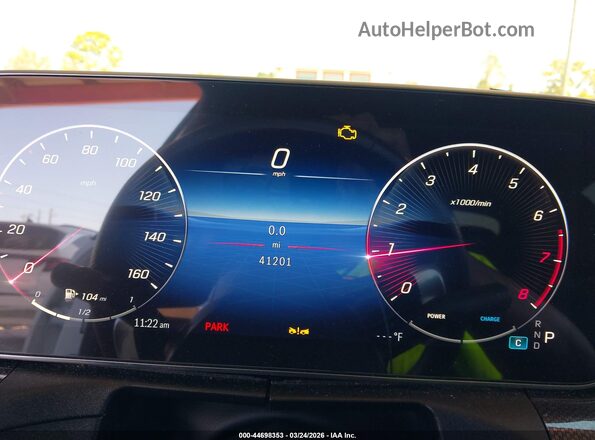 W1KAF4HB0PR086390 2023 MERCEDES-BENZ C-CLASS White Հետևի նստատեղերի տեսք