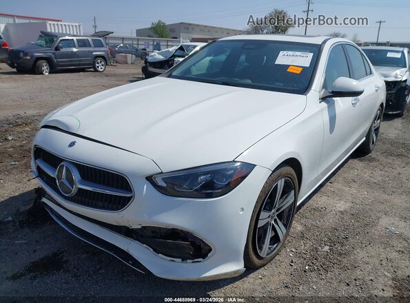W1KAF4HB2SR267872 2025 MERCEDES-BENZ C-CLASS Белый Передняя левая четверть