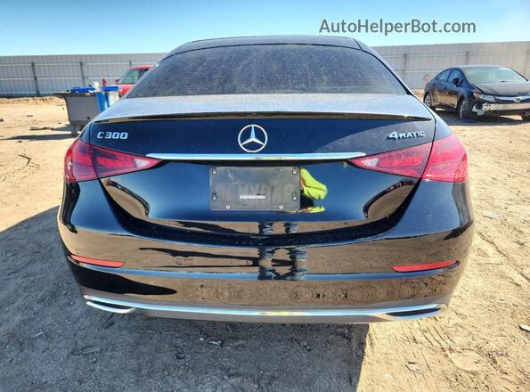 W1KAF4HB3NR048486 2022 MERCEDES-BENZ C Black Widok z tyłu