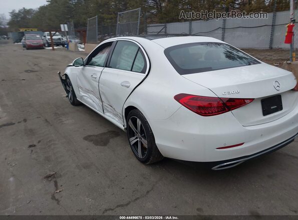W1KAF4HB3SR241734 2025 MERCEDES-BENZ C-CLASS White Հետևի ձախ